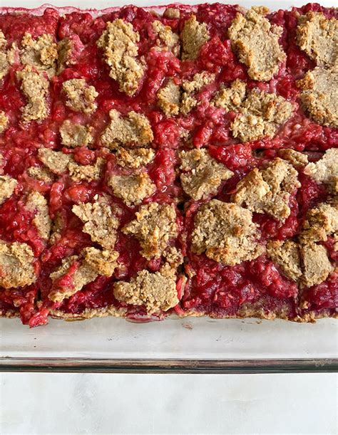 Healthy Vegan Pb And J Oat Bars Upbeet And Kaleing It