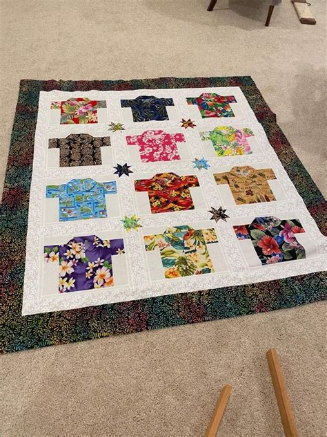 Sunshine Hawaiian Shirt Quilt Pattern By Moda Paper Pattern Artofit