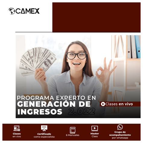 Programa Experto en Generación de Ingresos CAMEX Hotmart