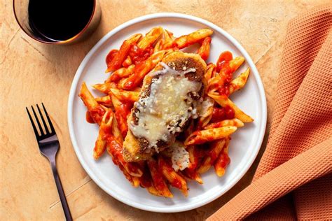 Chicken Parmesan With Basil Marinara Over Penne Sunbasket