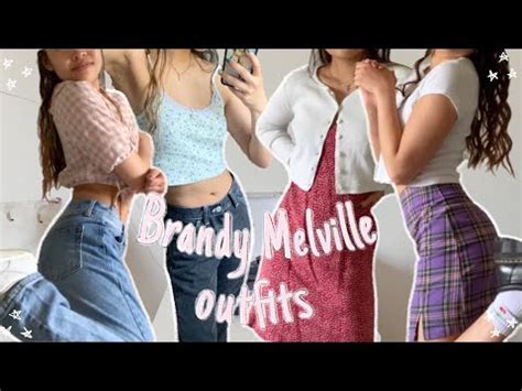 BRANDY MELVILLE OUTFIT IDEAS (styling my brandy favorites)! - YouTube