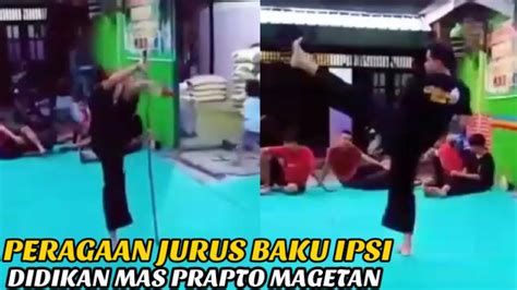 Peragaan Jurus Baku Tunggal Ipsi Perguruan Pencak Silat Cempaka Putih