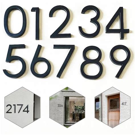 Art Deco House Numbers