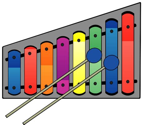 Xylophone Colourful Svg Clip Arts Download Download Clip Art Png