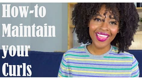 How To Maintain Curls Between Washes Natural Hairstyles Youtube