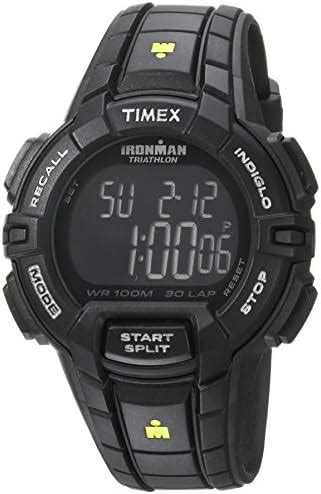 Timex Rel Gio Ironman Rugged De Tamanho Completo Detalhe Preto