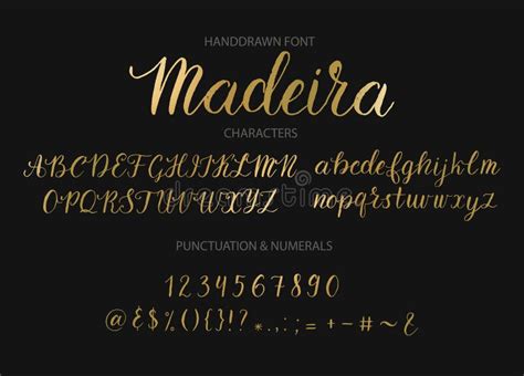 Fuente Handdrawn De La Escritura Del Vector Tipograf A Texturizada