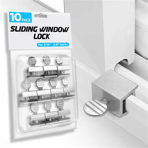 Snapklik.com : Window Locks, 10 Pack Window Locks For Vertical And