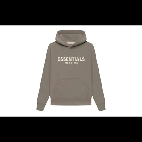 Fear Of God Essential Hoodie Desert Taupe Hoodies Hoodies Men