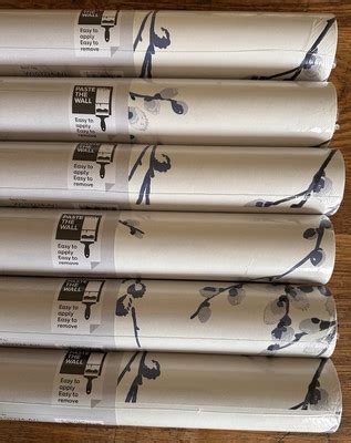 Laura Ashley Wallpaper Pussy Willow Off White Midnight Rolls Same Batch Ppr Ebay Uk