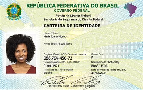 Tr S Milh Es De Brasileiros J T M A Nova Carteira De Identidade