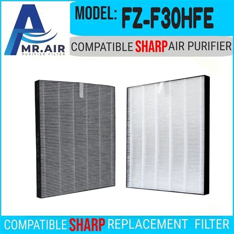 Mr Air Purifier Hepa Filter Or Carbon Fabric Compatible Sharp Fz F Hfe