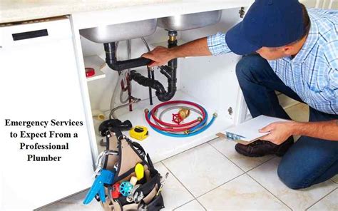 Emergency Services To Expect From A Professional Plumber