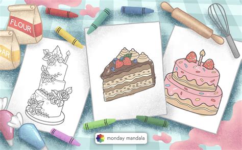 Free Birthday Cake Coloring Pages To Print Infoupdate Org