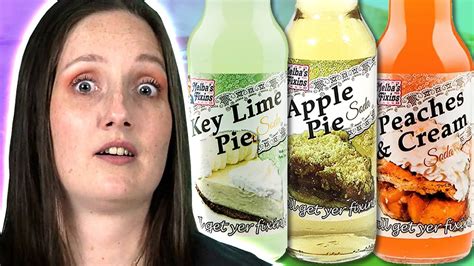 Irish People Try Southern Pie Soda Flavours Youtube