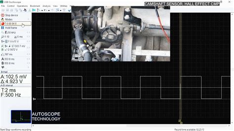 Autoscope Hall Effect Camshaft Position Cmp Sensor Testing Youtube