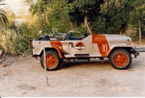 Jurassic Park 1993 Jeep Wrangler Sahara 10 TWO PLATE Etsy Jurassic