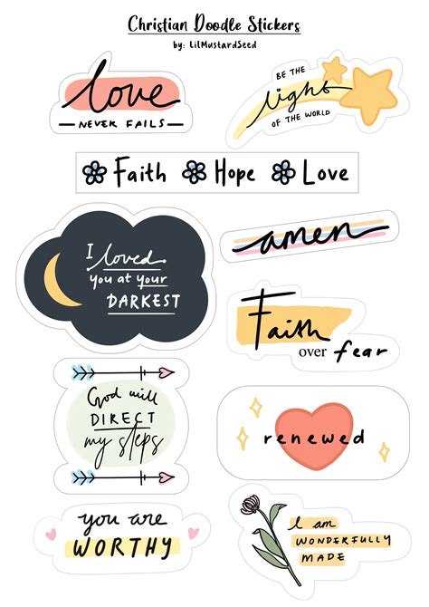 Quote Stickers Journal Stickers Scrapbook Stickers Printable