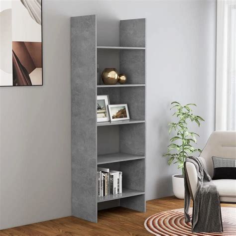 Natulvd Tier Tall Slim Narrow Bookcase Cm Free Standing