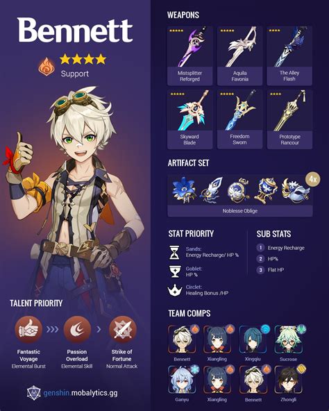 Genshin Impact Bennett Build Healer: Hướng Dẫn Tối Ưu Nhất Cho Nhân Vật ...