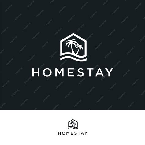 Premium Vector | Natural homestay logo simple logo icon homestay ...