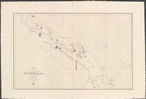 Admiralty Chart No 1075 Chart Of Part Of The N E Coast Of Australia Sheet 1 Published 1824