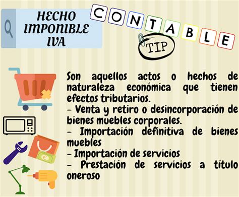 Contable Tip Hecho Imponible Impuesto Al Valor Agregado Iva