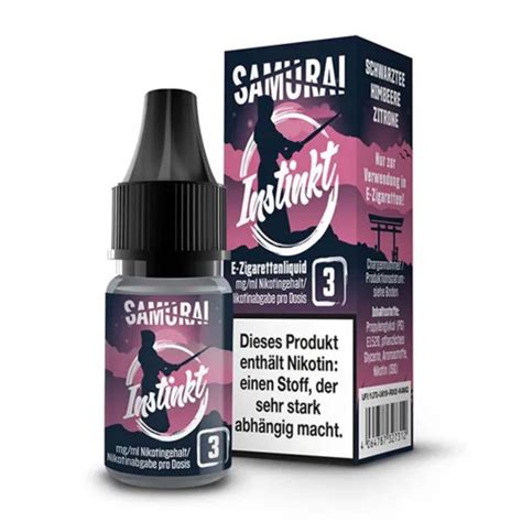 Instinkt Ml Liquid By Samurai Vaping Jetzt Kaufen Steam Time De