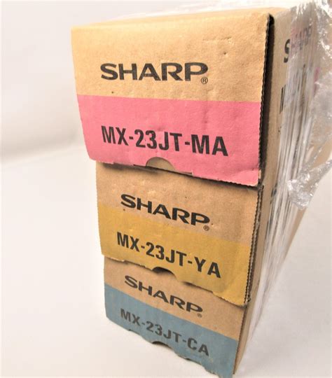 C93476RZZ 保管品 SHARP シャープ 純正 トナーカートリッジ 3個セット MX 23JT MA MX 23JT YA MX