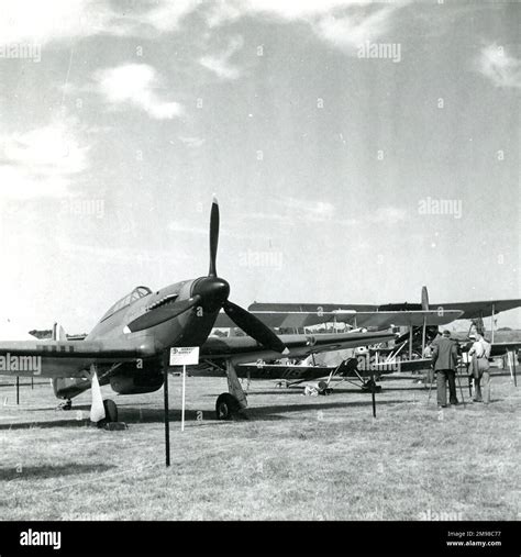 Hawker Hurricane Ii At The 50 Years Of Flying Display At Hendon In July