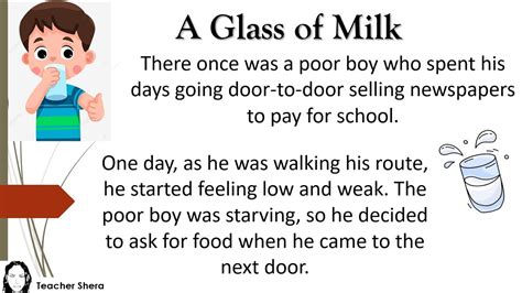 Stories With Moral Lesson A Glass Of Milk Story 5 YouTube