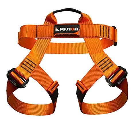 Fusion Climb Centaur Half Body Harness Orange M Xl For Climbing Gym