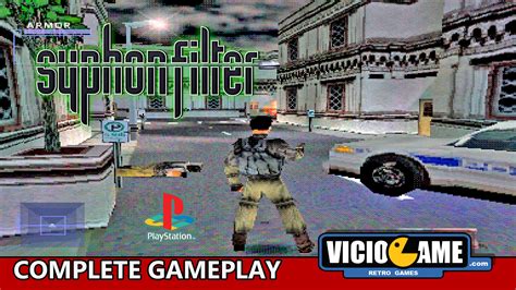 🎮 Syphon Filter (PlayStation) Complete Gameplay – VICIOGAME