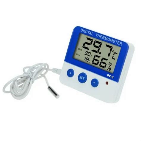 Digital Thermohygrometer Model No Dc With Alarm For Industrial At