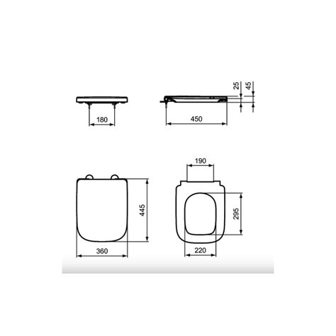 Set vas WC Ideal Standard I.Life B cu capac soft-close si rezervor ...