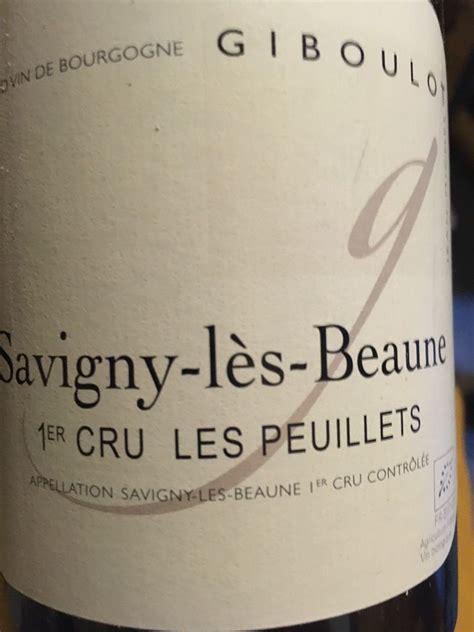 2015 Domaine Jean Michel Giboulot Savigny lès Beaune 1er Cru Les