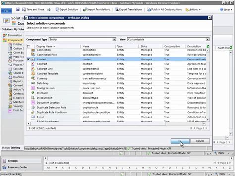 Demo Solutions Management In Microsoft Dynamics Crm 2011 Youtube