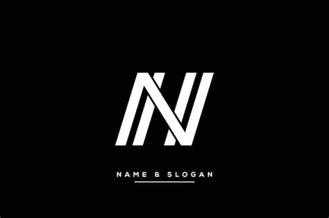 Premium Vector Minimal Creative Unique Style Letter Nh Hn Logo