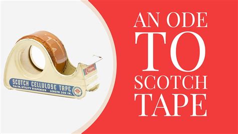 A History Of Scotch Tape Youtube