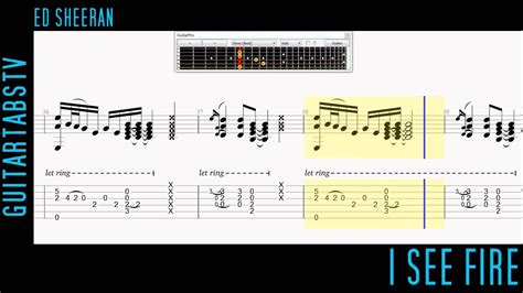 I See Fire Ed Sheeran EASY Guitar Tabs The Hobbit PDF YouTube