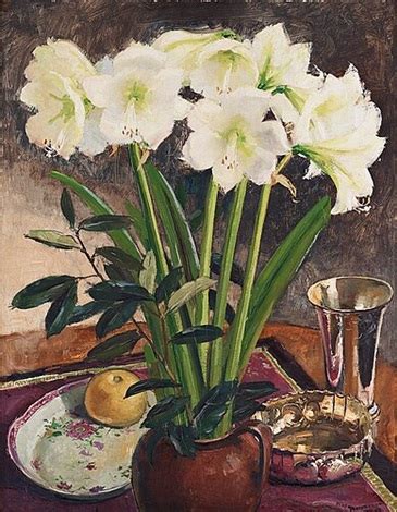 Still Life With Amaryllis By Olle Hjortzberg On Artnet