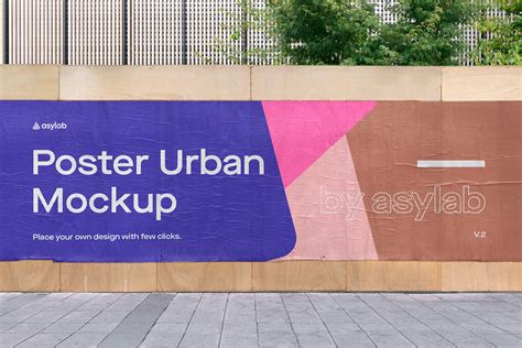 Urban Poster Street Mockup Psd Advertising Mockups Creative Market