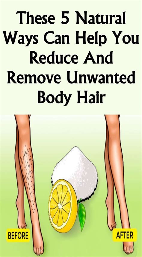 5 Natural Ways That Can Help Reduce And Remove Unwanted Body Hair