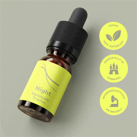 Night Melatonin Tropfen von lyst bioscience