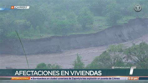 Lluvias provocan afectaciones en Tierras Altas provincia de Chiriquí