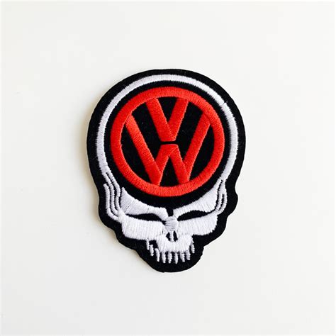 Patch Grateful Dead Vw Skull Velouria Vintage