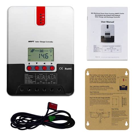 Buy SRNE MPPT Solar Charge Controller 40A 12V 24V Auto Max PV 100V