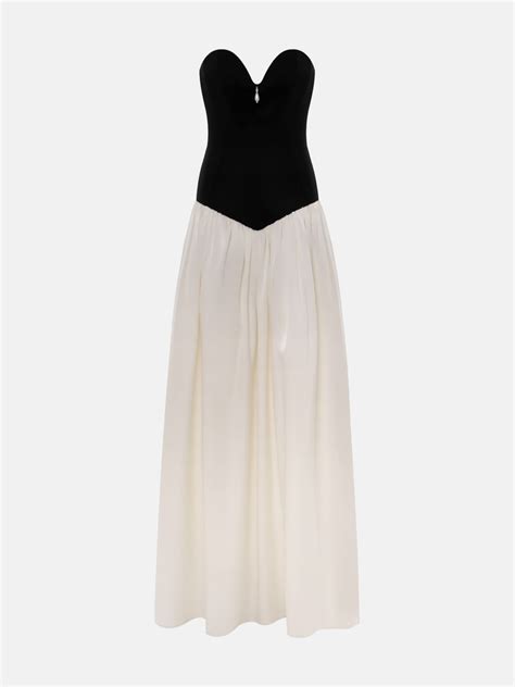 Платье макси с корсетным лифом и юбкой в пол :: LICHI - Online fashion ...