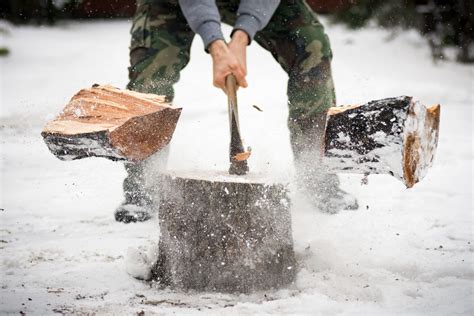 Holz Hacken So Geht Es Ohne Gro E Kraftanstrengung