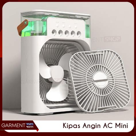 Jual Kipas Mini Duduk Ac Portable Travelling Mobil Ruangan Kipas Angin